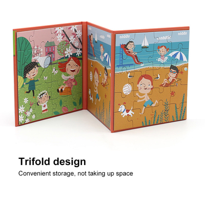 Προσχολικό μαγνητικό εκπαιδευτικό βιβλίο τορνευτικών πριονιών παιχνιδιών εκμάθησης για 4 έτος - olds