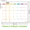 Μαγνητικό εβδομαδιαίο ημερολόγιο αρμόδιων για το σχεδιασμό Whiteboard για το ψυγείο