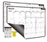 Προσαρμοσμένο μαγνητικό ημερολόγιο Whiteboard ημερολογιακών ψυγείων ψυγείων μηνιαίο