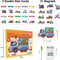 Προσχολικά οχήματα εφαρμοσμένης μηχανικής παιχνιδιών γρίφων τορνευτικών πριονιών παιδιών μαγνητικά για την ηλικία 4-8 40Pcs