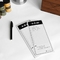 Eco φιλικό εξατομικευμένο μαγνητικό μαξιλάρι καταλόγων αγορών ψυγείων σημειωματάριων μαύρο