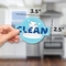 Ισχυρός μαγνητών κουζινών βρώμικος πλαισιωμένος διπλάσιο δείκτης σημαδιών πλυντηρίων πιάτων καθαρός