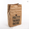 Μονωμένες cOem θερμικές πιό δροσερές τσάντες τσαντών μεσημεριανού γεύματος καφετιού εγγράφου της Kraft για το πικ-νίκ τροφίμων