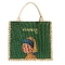 Τυπωμένη η συνήθεια γιούτα Tote τοποθετεί την τοποθετημένη διαμορφωμένη Burlap τσάντα σε σάκκο